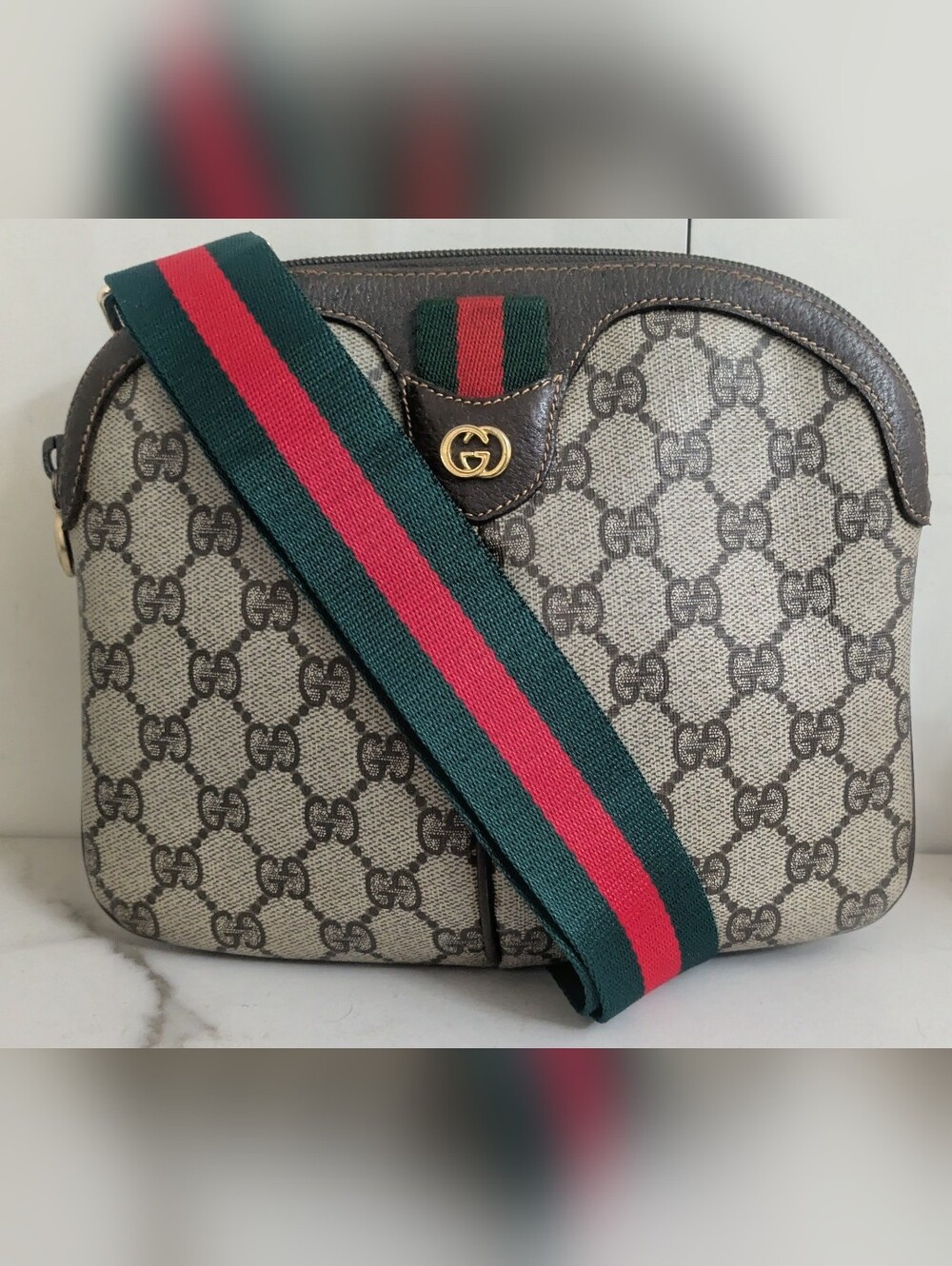 Authentic Gucci Vintage Ophidia Crossbody Bag / Clutch